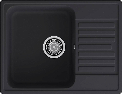 GranFest QUARZ (ECO-13) Мойка чаша+кр 620*480 (черный) 400_400_2894102